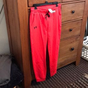 Under Armour Joggers.. Bright Pink!
